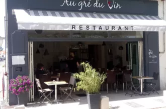 L'entrée du restaurant