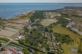 ile d'Oleron Camping La Brande vue aerienne