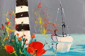 Exposition de peinture au couteau & à l'acrylique - Cévrik Dussaud