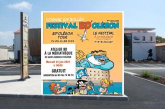 BD'Oléron Tour : atelier BD à la médiathèque