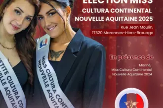 Miss Cultura continental nouvelle Aquitaine 2025