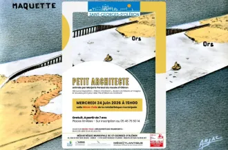 Atelier "Petit architecte" animée par Marjorie Peraud du musée d’Oléron_Saint-Georges-d'Oléron