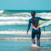 Surf sur la côte ouest de l'île d'Oléron