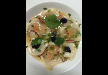 Ceviche Saint-Jacques-Pamplemousse