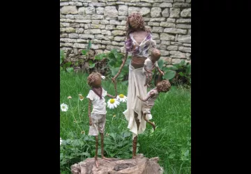 Atelier Mamamio - sculpture en tissu durci_Le Château-d'Oléron