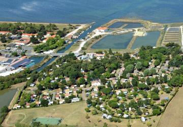 ile d'Oleron Camping La Brande vue aerienne