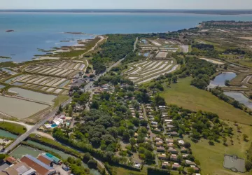 ile d'Oleron Camping La Brande vue aerienne