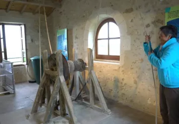 Démonstrations de meunerie au Moulin des Loges_Saint-Just-Luzac