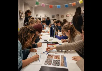 Atelier Créa "Pastels aquarellables" avec Merveille en Soi_Saint-Denis-d'Oléron