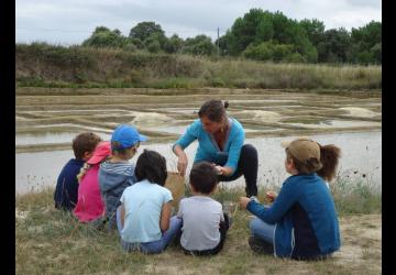 Atelier 4-6 ans le sel à petit pas au Port des Salines