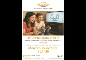 Tournoi de jeux vidéo  à la Médiathèque_Marennes-Hiers-Brouage