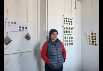 Vernissage de l'exposition « Entre roches & eau - dessiner le littoral, imprimer ses matières »  par Alice Leblanc Laroche_Saint-Denis-d'Oléron