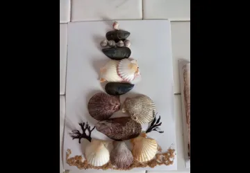 Atelier créatif : tableau de coquillages_Le Château-d'Oléron