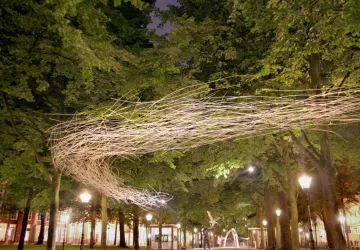 Installation artistique de Marie-Hélène Richard_Le Grand-Village-Plage