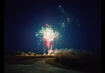 Spectacle musical et feu d'artifice