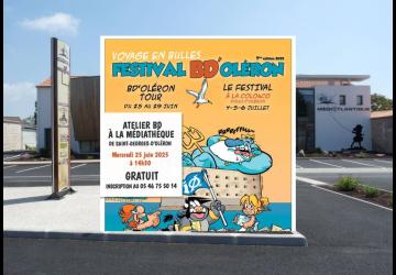 BD'Oléron Tour : atelier BD à la médiathèque