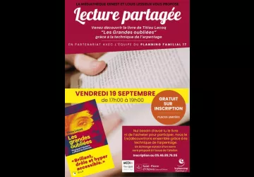 Lecture partagée avec l’équipe du Planning Familial 17