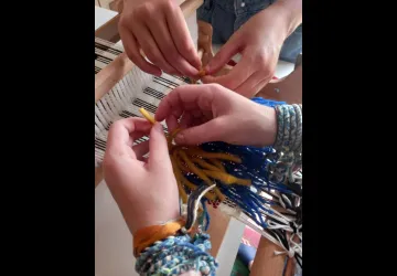Atelier découverte "tissage en famille"_Le Grand-Village-Plage