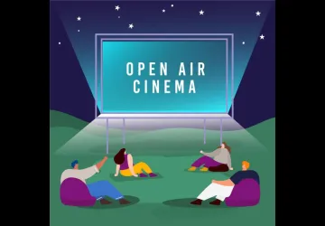 Cinéma en plein air_La Brée-les-Bains