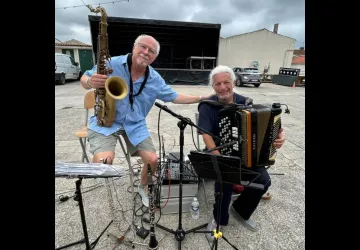 Marché du matin en musique