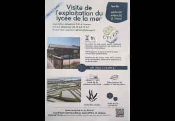 visite de l'exploitation du lycée de la mer_Bourcefranc-le-Chapus