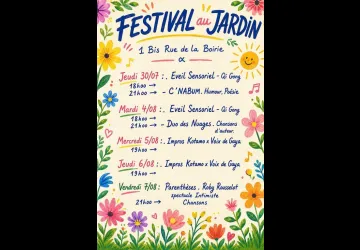 FESTIVAL AU JARDIN 